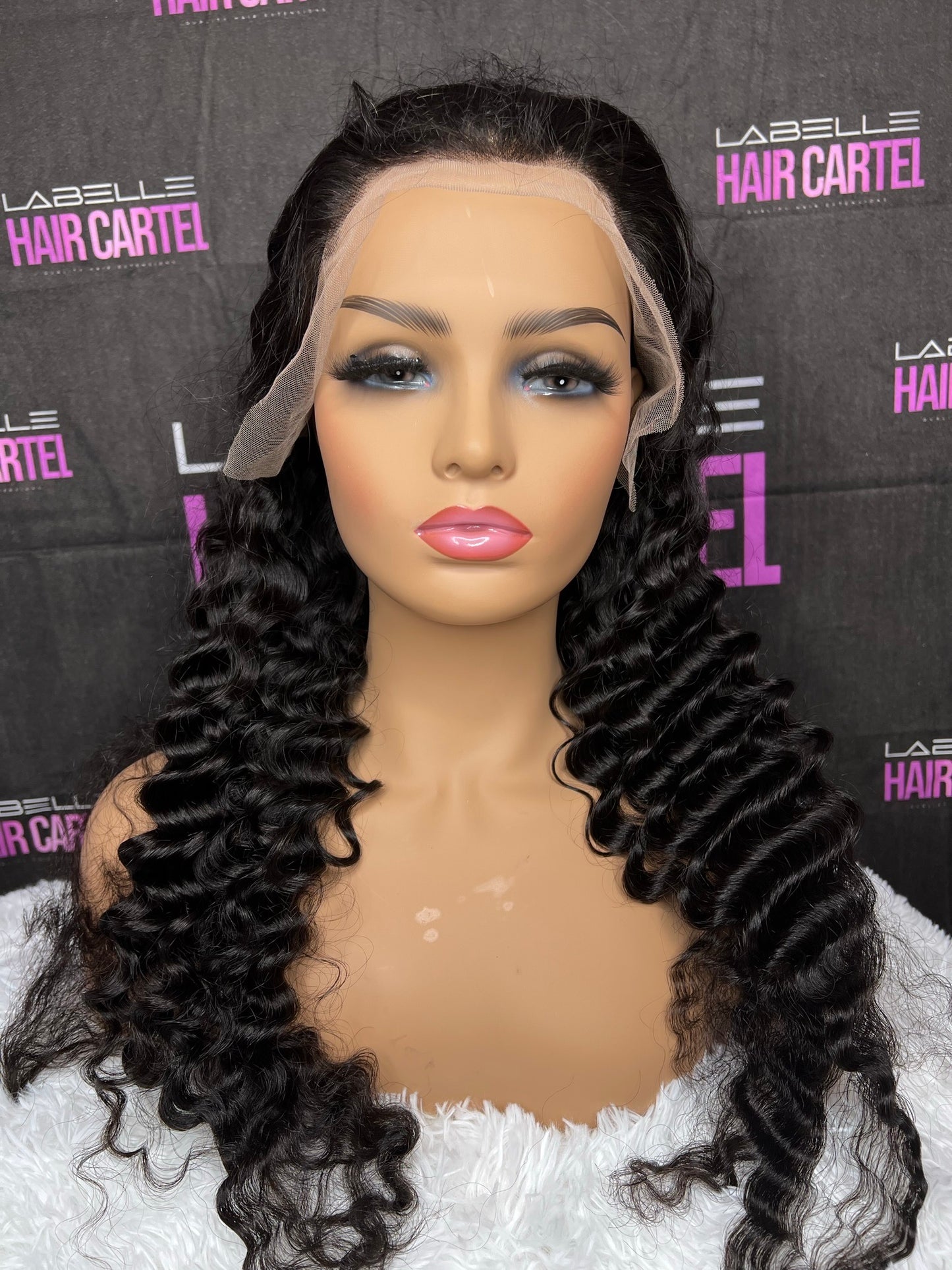 Deep Wave Transparent Wig